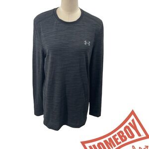 Under Armour Men's Charcoal Long Sleeve Tee